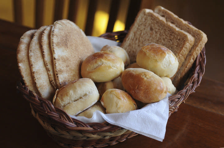 A basket of bread