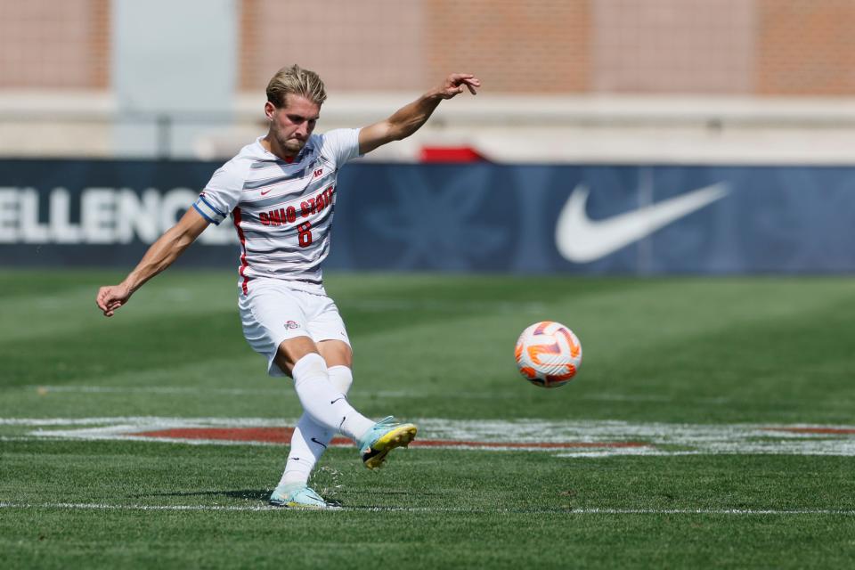 Laurence Wootton leads Ohio State men's soccer with five goals.