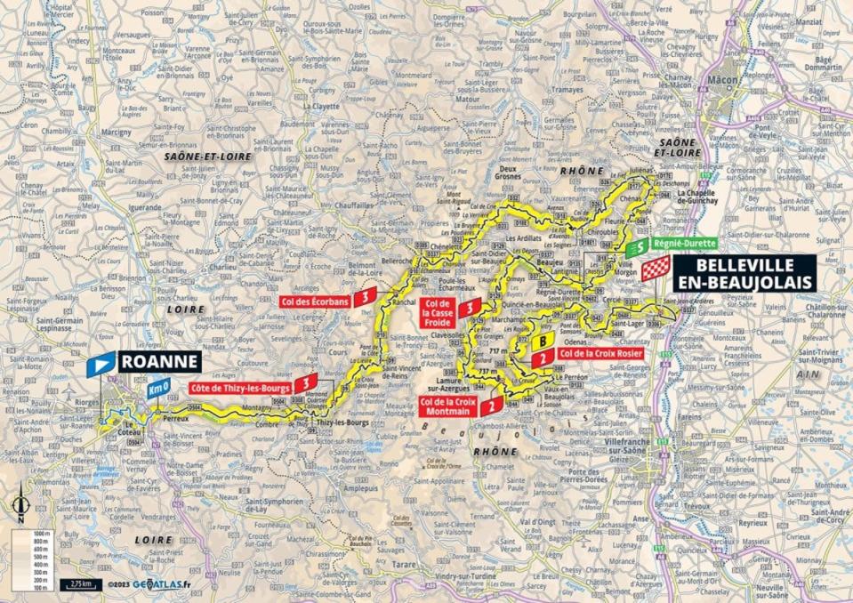 Stage 12 map (letour)