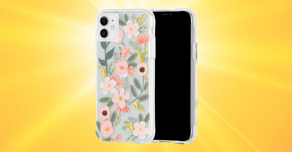 Case-Mate Rifle Paper Co. Eco Collection Case for iPhone 11 - Clear Wildflowers (Photo: Verizon Wireless/Getty)