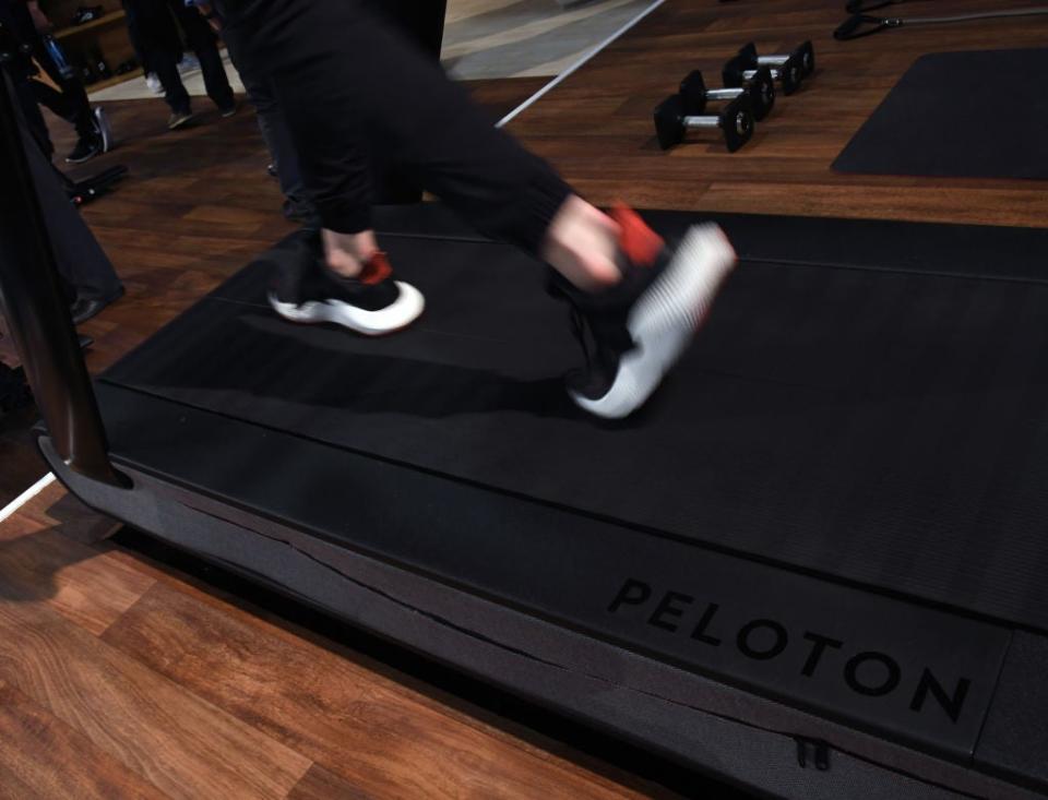 A Peloton treadmill (Getty Images)