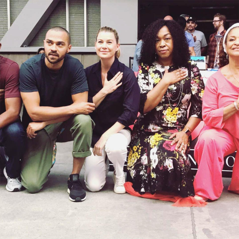 THE CAST OF 
 GREY'S ANATOMY