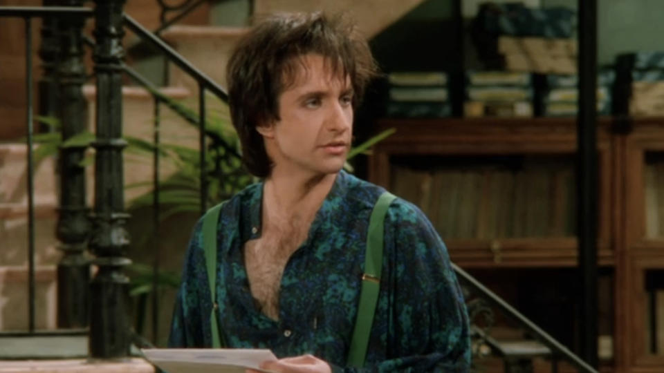 Balki in robe on Perfect Strangers