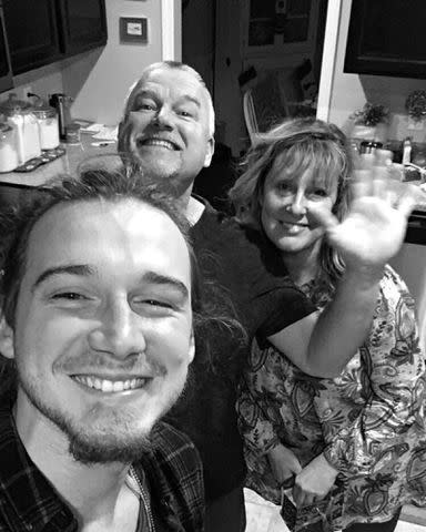 <p>Morgan Wallen Instagram</p> Morgan Wallen and his parents Lesli and Tommy Wallen.