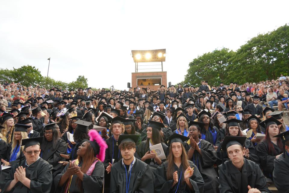 Cleveland Community College held graduation ceremonies Thursday.