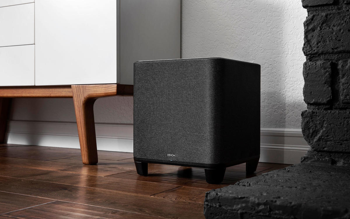 Denon\'s Home Subwoofer lets you sound system a create wireless 5.1 surround