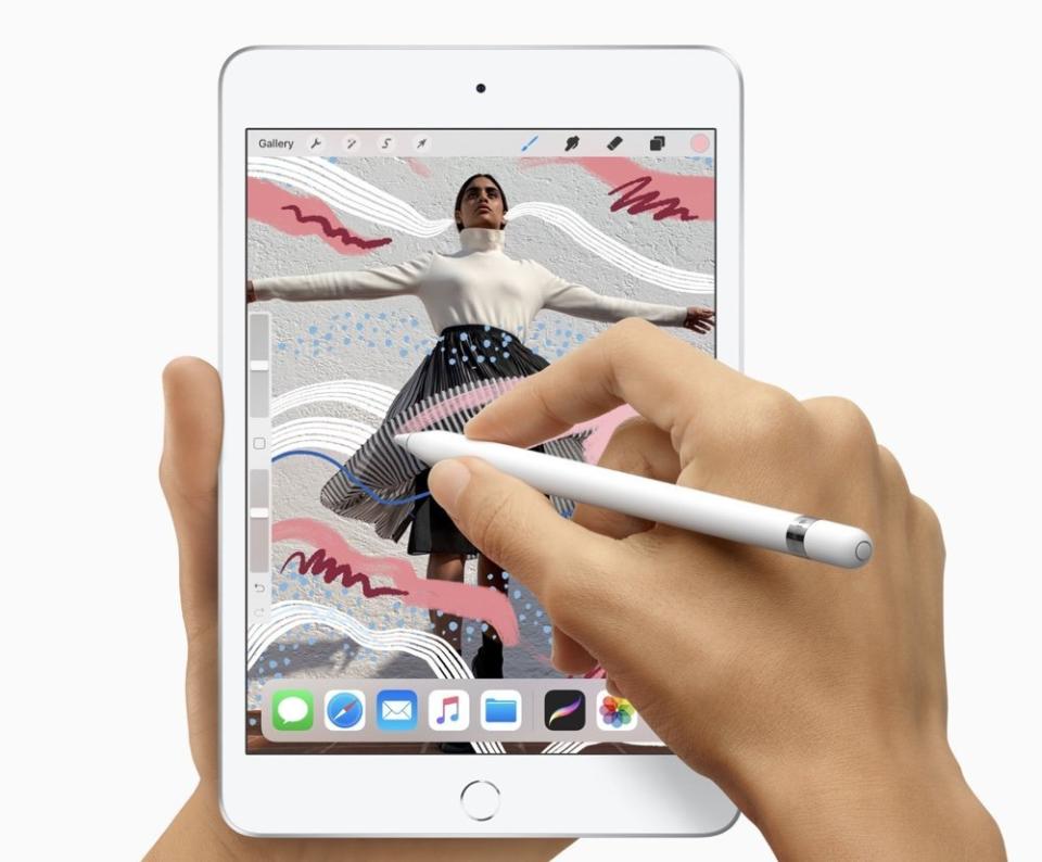 Apple has revamped its iPad Mini with improved performance, a brighter display and Apple Pencil support. (image: Apple)