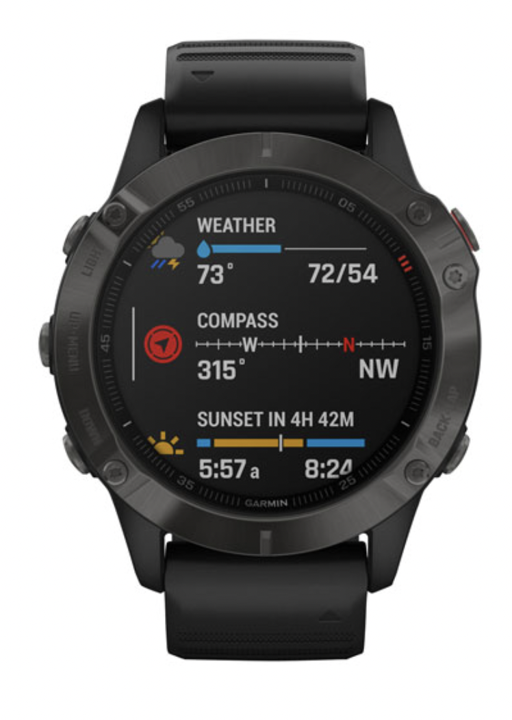 Garmin fenix 6 Pro 47mm Multisport GPS Watch with Heart Rate Monitor (Photo via Best Buy Canada)