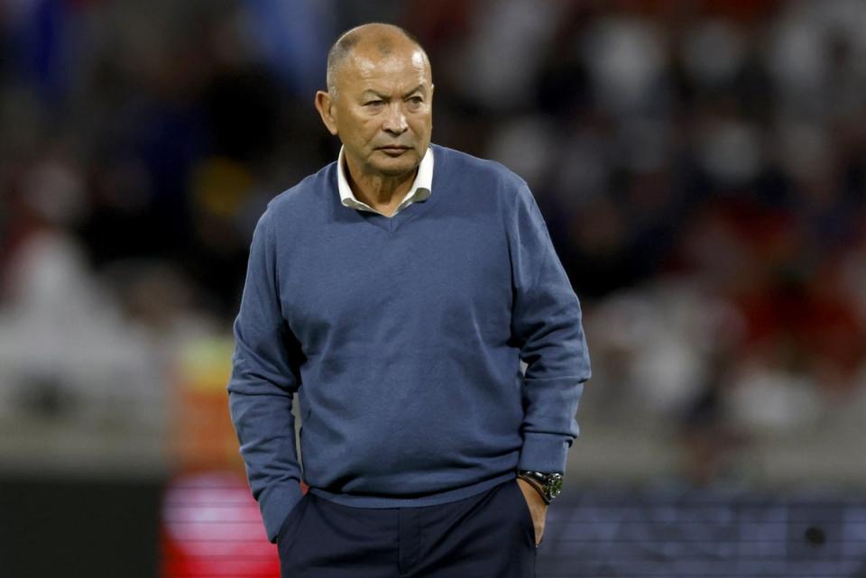 Eddie Jones apologised for Australia’s defeat to Wales (EPA)