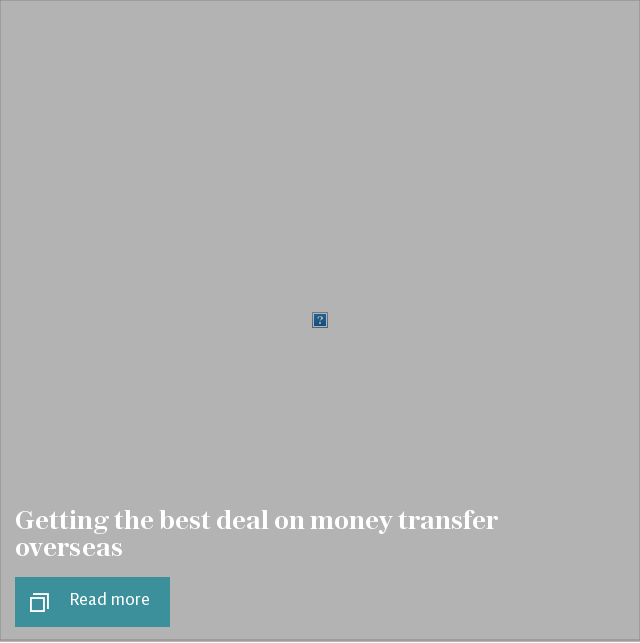 Getting the best deal on money transfer overseas