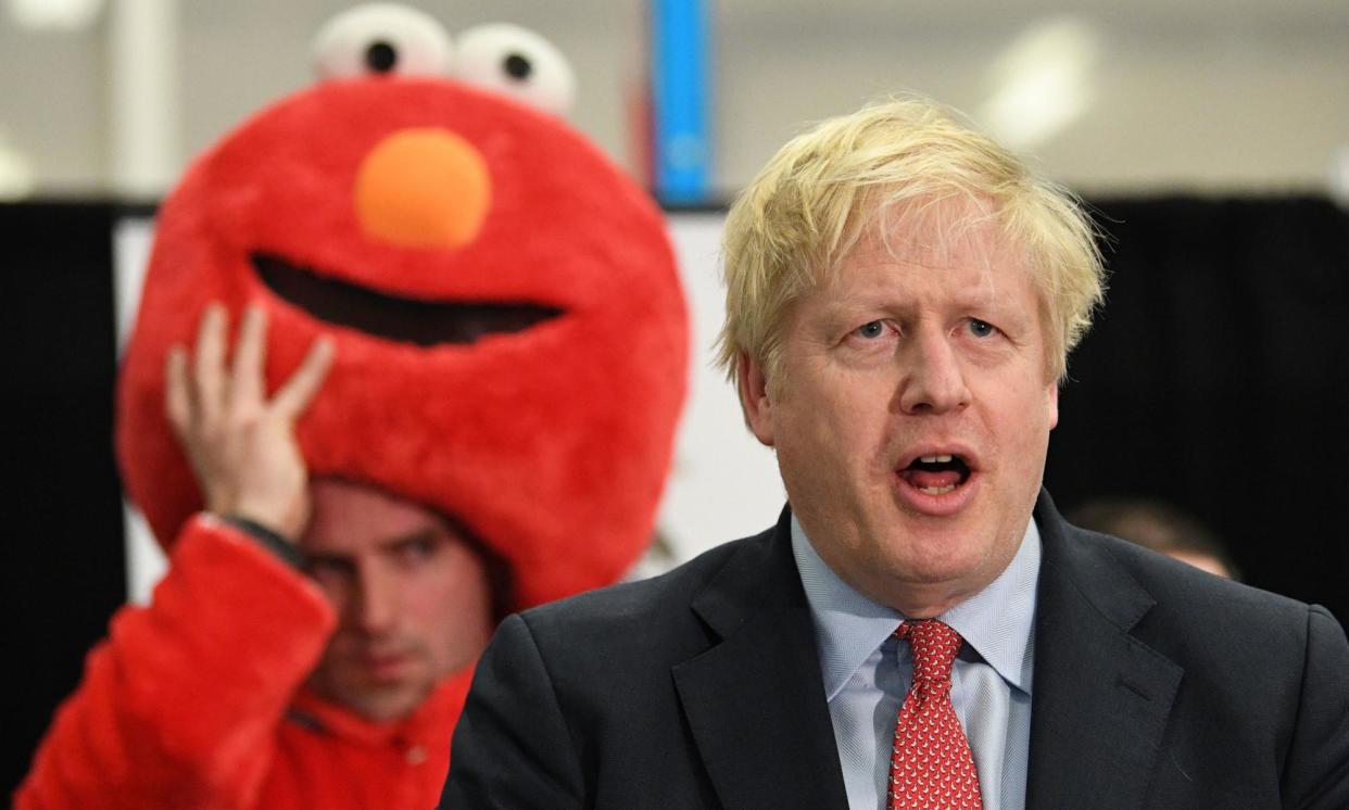 <span>Boris Johnson gives his constituency victory speech at the 2019 general election. The British Social Attitudes survey found plummeting faith in the effectiveness and integrity of British politics since.</span><span>Photograph: Stefan Rousseau/PA</span>