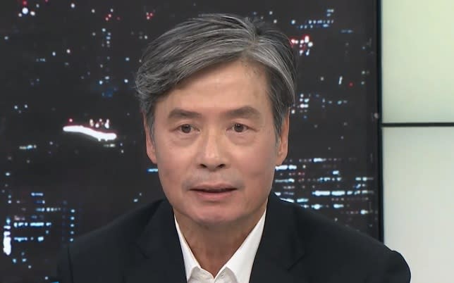 名嘴王尚智批評金此次復出除了無助於侯選情，更直言他專程來「分裂國民黨」。   圖：翻攝TVBS少康戰情室臉書(資料照片)