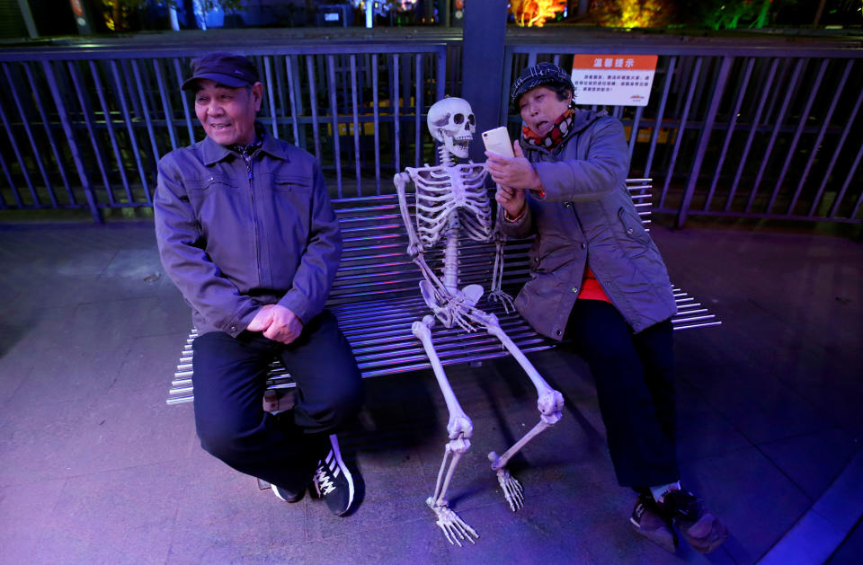 Halloween parade in Beijing