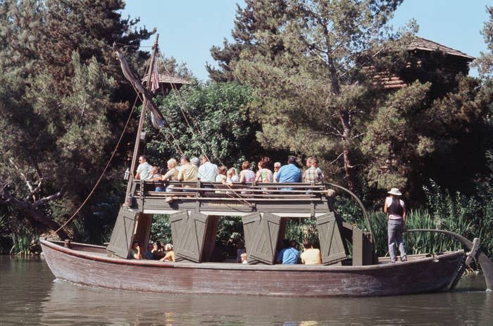 Tom Sawyer Island in 1970