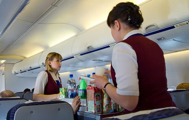 Some airline insiders claim they would never drink hot water on a plane. Photo: Getty