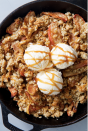 <p>This takes way less effort than pie.</p><p>Get the recipe from <a href="https://www.delish.com/cooking/recipe-ideas/a21581218/best-apple-crisp-recipe/" rel="nofollow noopener" target="_blank" data-ylk="slk:Delish" class="link ">Delish</a>. </p>