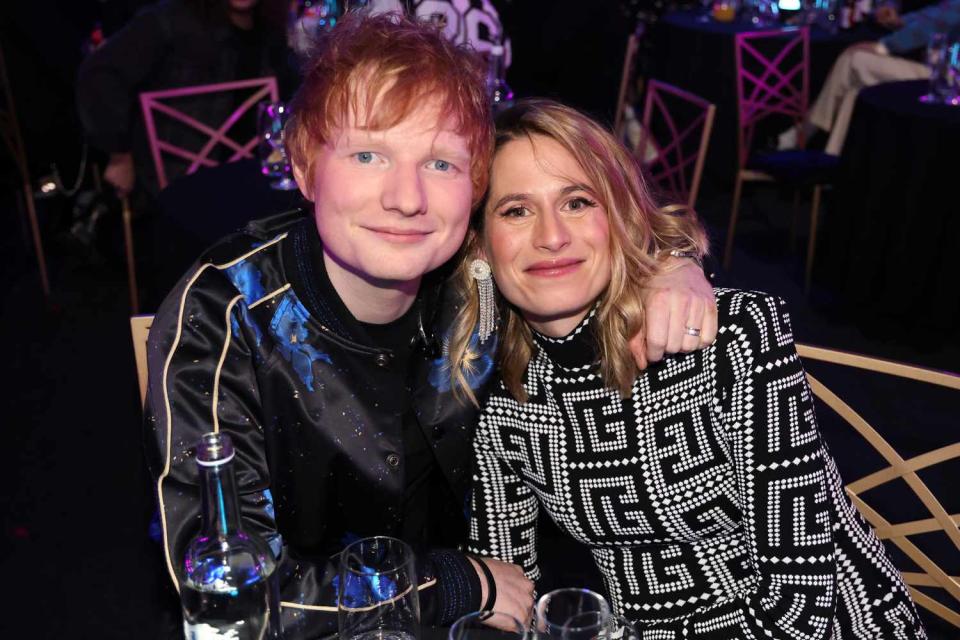 <p>JMEnternational/Getty</p> Ed Sheeran and wife Cherry Seaborn