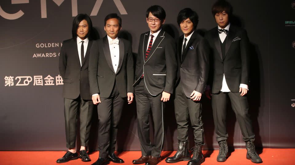 Taiwanese band Mayday, seen here at the Golden Melody Awards Ceremony on June 24, 2017 in Taipei, are among the top rock groups in the Chinese speaking world - Visual China Group/Getty Images