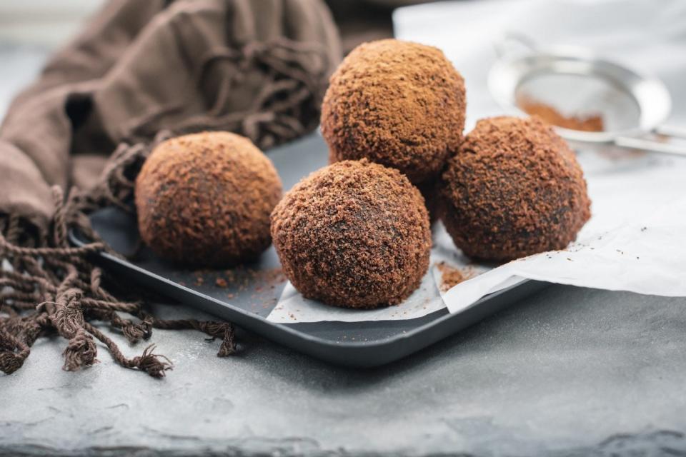 No social drinking for the foreseeable future? Have a boozy chocolate truffle instead.