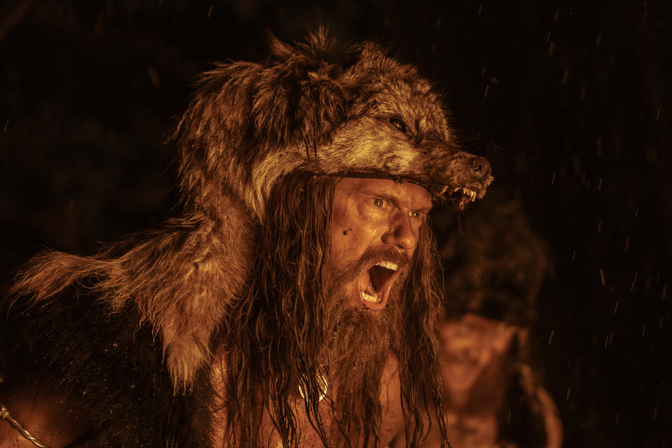 Alexander Skarsgaard stars as Amleth in director Robert Eggers' Viking epic The Northman. (Focus Feature)