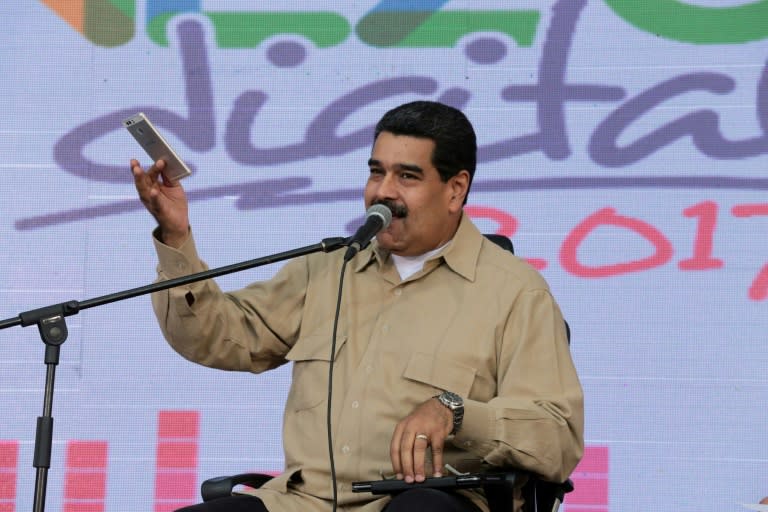 Venezuelan President Nicolas Maduro won the 2013 election by a narrow margin but his popularity has since dropped