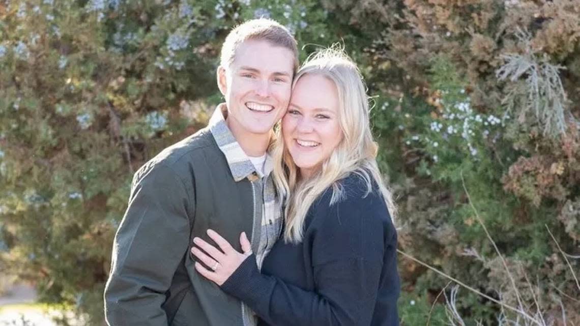 Ada County Sheriff’s Deputy Tobin Bolter with his wife Abbey Bolter. The 27-year-old deputy was shot and killed in April after performing a traffic stop on the Boise Bench. Ada County Sheriff's Office
