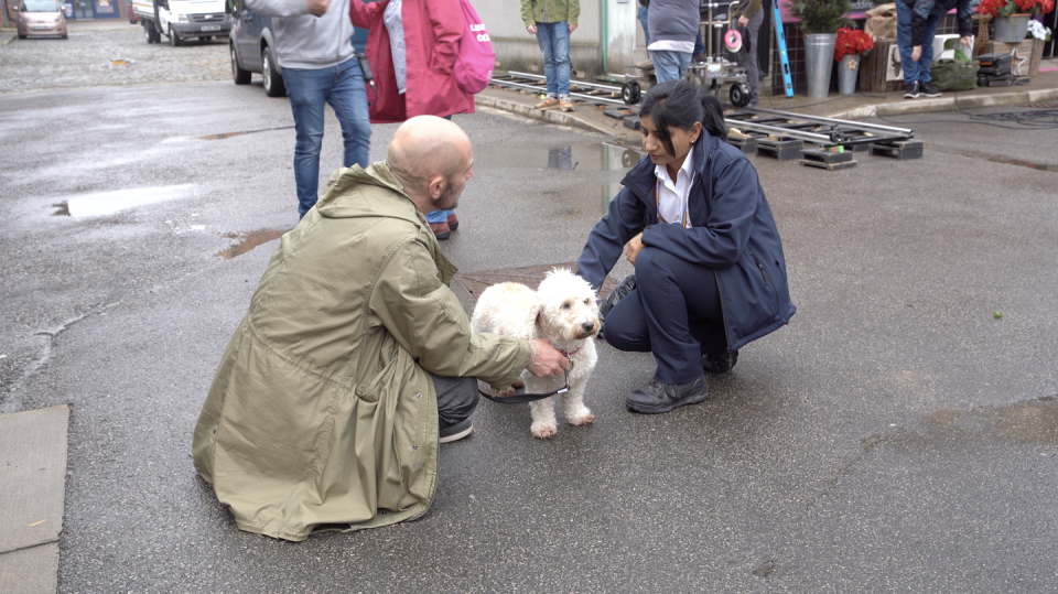 herchy boal on coronation street set