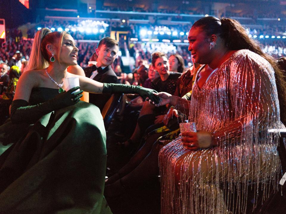 ariana grande lizzo grammys