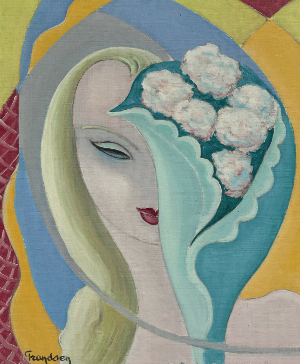 The original artwork for the cover of Derek and the Dominos album is also up for sale (Christie’s)