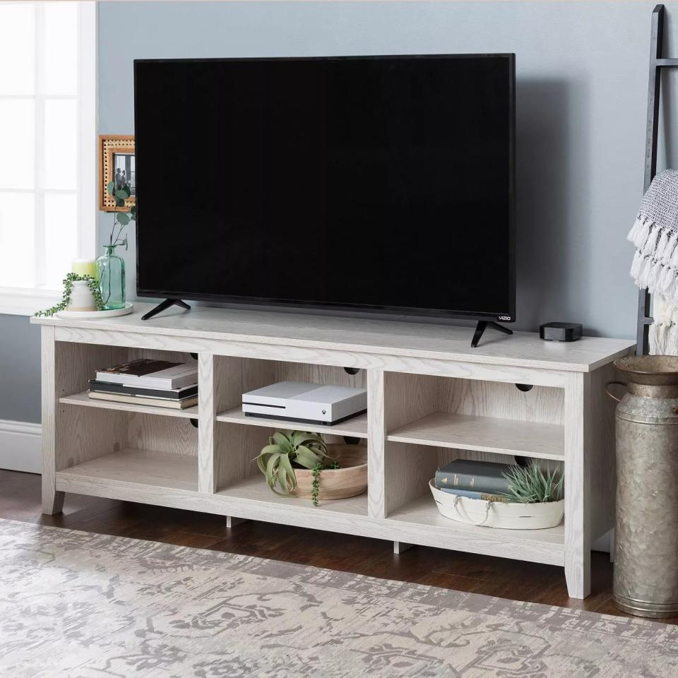 Wood Media Storage Console for Saracina Home