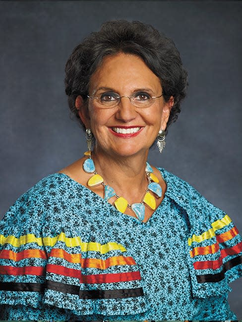Linda Capps, vice chairman of the Citizen Potawatomi Nation, has served as an elected official since 1987.