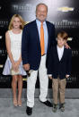 <p>Grammer — who plays a corrupt government agent in <em>Age of Extinction</em> — brings along children Jude and Mason to the New York premiere. (Photo: Dimitrios Kambouris/Getty Images) </p>