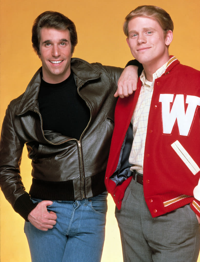 Richie Cunningham and Arthur Fonzarelli (Happy Days)