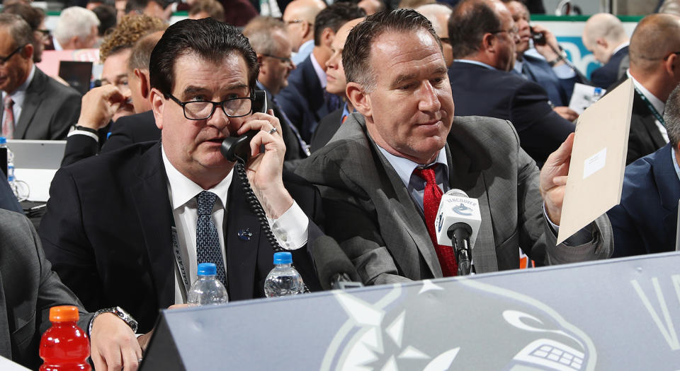 Jim Benning hasn’t done all he can to improve his prospect pool. (Bruce Bennett/Getty Images)