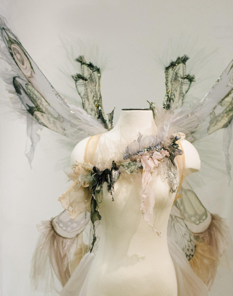 “Some wings even have to be altered based on particular models’ walks,“ Farfan explains. "One of the Angels has a flair about her walk and the wings just happened to create a harmonic and tapped against each other. We had to add a little bit more structure to restrict the flow but have to do that while being mindful of the weight.”