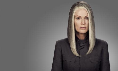 Julianne Moore as President Alma Coin in 'The Hunger Games: Mockingjay - Part 1