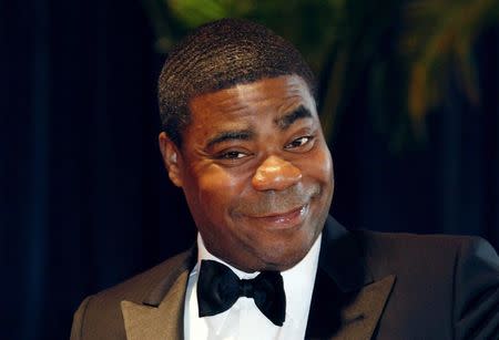 Comedian Tracy Morgan from the television series "30 Rock" arrives at the White House Correspondents' Association dinner in Washington in this May 1, 2010 file photo. REUTERS/Richard Clement/Files