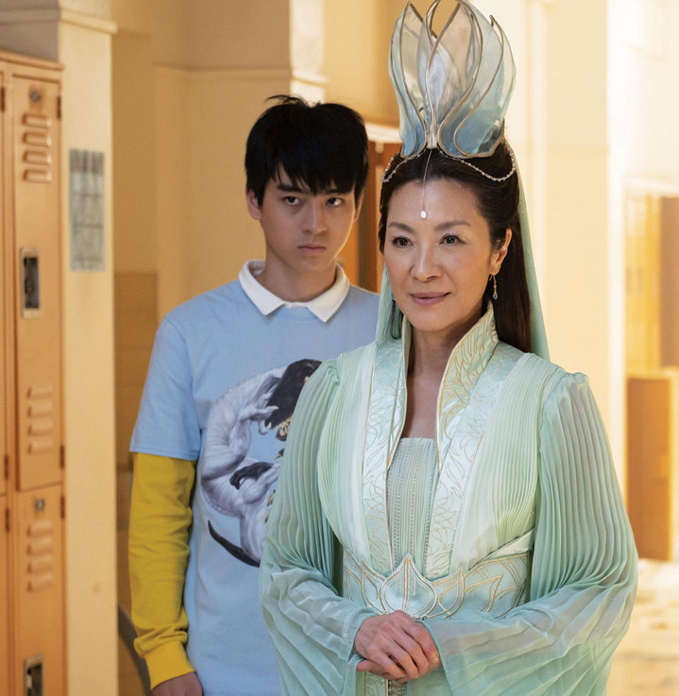 Michelle Yeoh stars alongside Jim Liu in Yu’s American Born Chinese, which had a warm reception at South by Southwest in March. It makes its streaming debut May 24 on Disney+