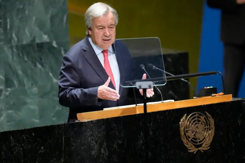 ▲聯合國秘書長古特瑞斯（Antonio Guterres）被認為是今年諾貝爾和平獎的可能人選。（圖／美聯社／達志影像）