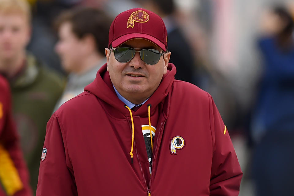 Redskins owner Daniel Snyder want sports gambling at his future Redskins stadium. (Photo by Will Newton/Getty Images)