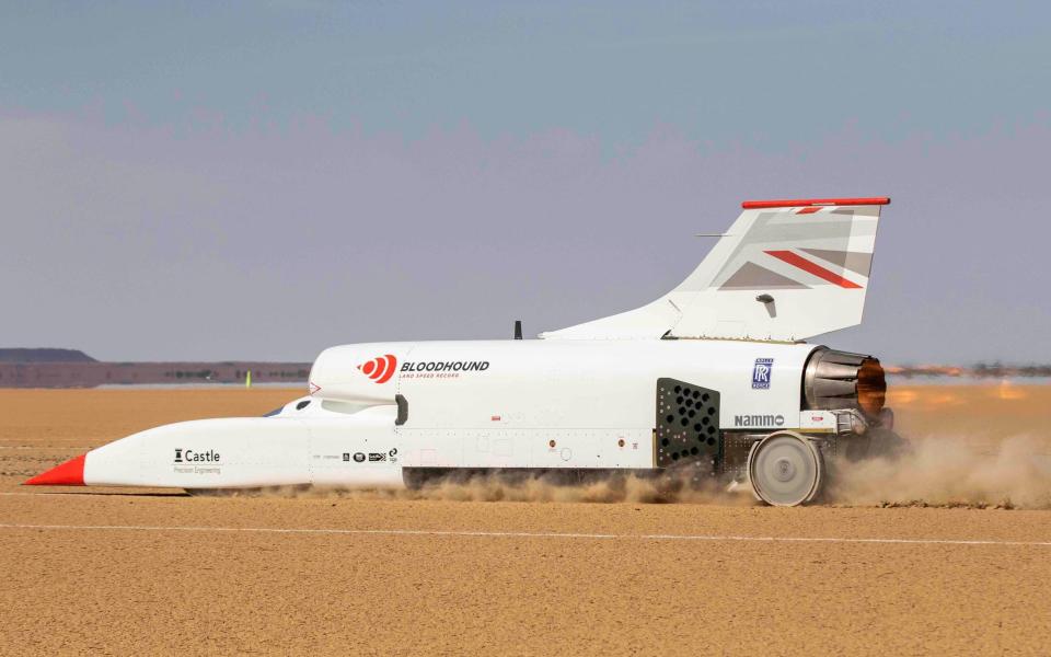 Bloodhound land speed record car - Charlie Sperring