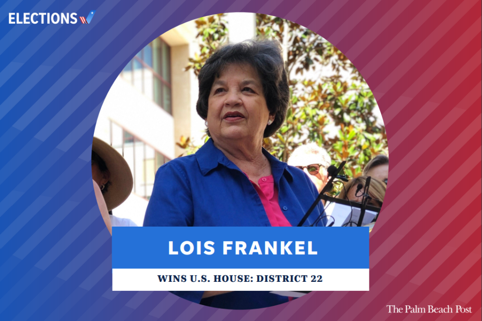 U.S. Rep. Lois Frankel wins sixth term, defeating investment manager Dan Franzese