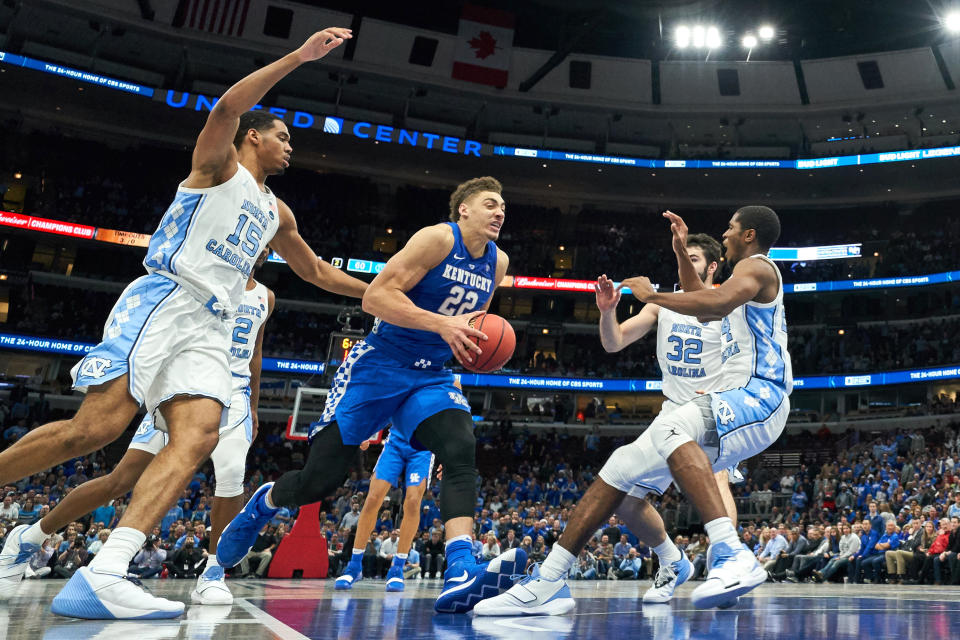 With odds more than twice as long as North Carolina's, is Kentucky a good bet in the NCAA tournament? (Getty)