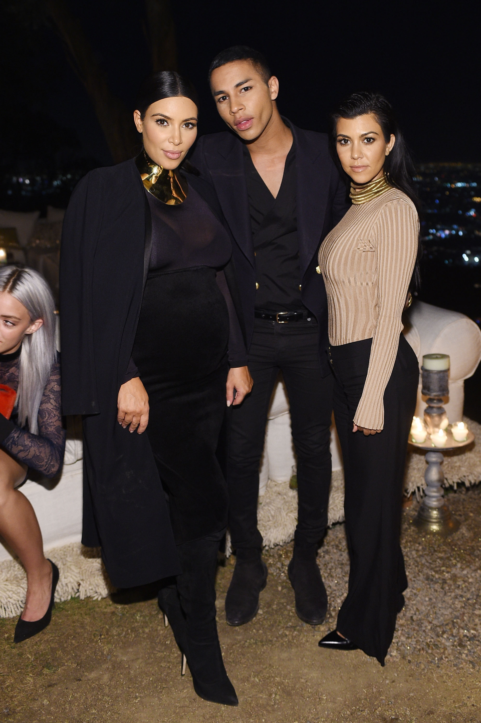 Kardashians Lead The Fashion Pack At Balmain Party