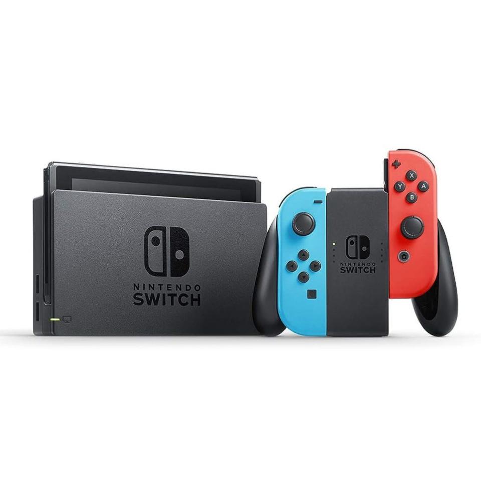 <p><a href="https://go.redirectingat.com?id=74968X1596630&url=https%3A%2F%2Fwww.walmart.com%2Fip%2FNintendo-Switch-w-Neon-Blue-Neon-Red-Joy-Con%2F321765329&sref=https%3A%2F%2Fwww.bestproducts.com%2Fparenting%2Fg38053738%2Fgifts-for-7-year-old-boys%2F" rel="nofollow noopener" target="_blank" data-ylk="slk:Shop Now;elm:context_link;itc:0;sec:content-canvas" class="link ">Shop Now</a></p><p>Switch</p><p>walmart.com</p><p>$291.49</p>