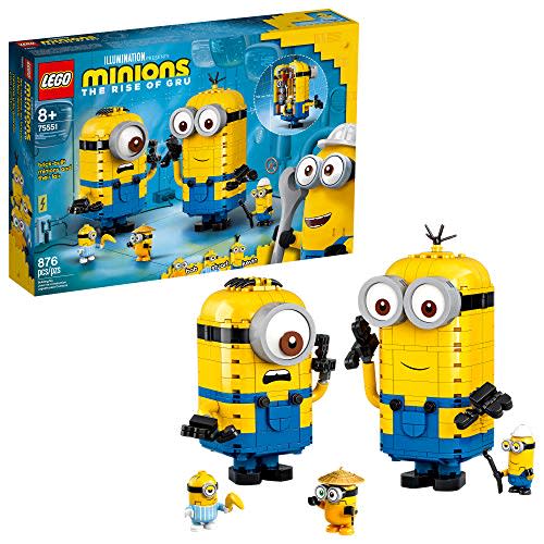 LEGO Minions: Brick-Built Minions and Their Lair (75551) Building Kit for Kids, Great Birthday Present for Kids Who Love Minion Toys and Kevin, Bob and Stuart Minion Characters, New 2020 (876 Pieces) (Amazon / Amazon)