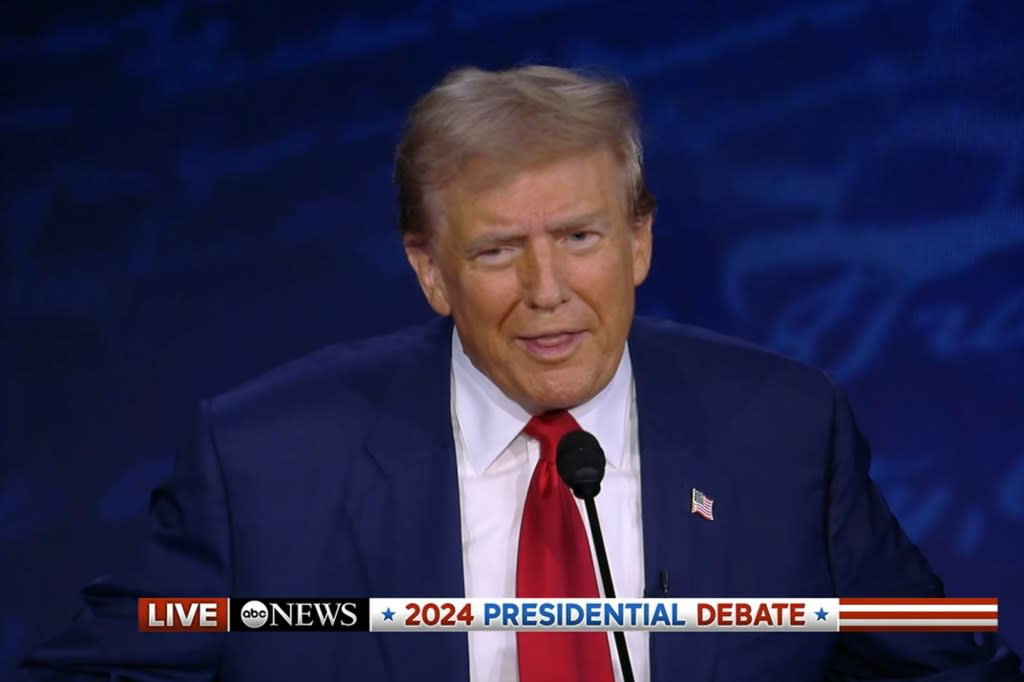 During the debate, Trump still claimed that the 2020 election was stolen from him. ABC News