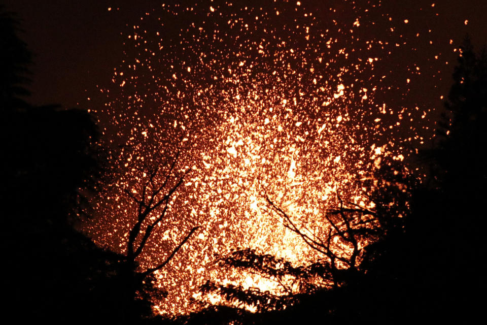 <em>The injured man was sitting on his balcony in Pahoa, Hawaii (Picture: AP)</em>