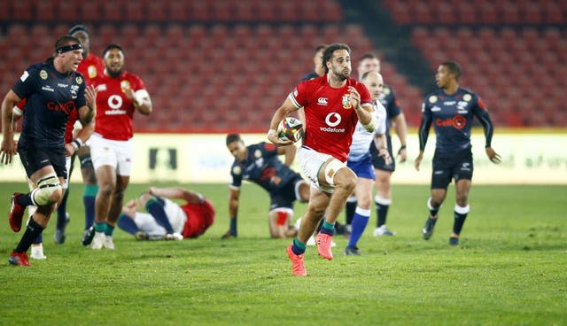 Josh Navidi in action for the Lions