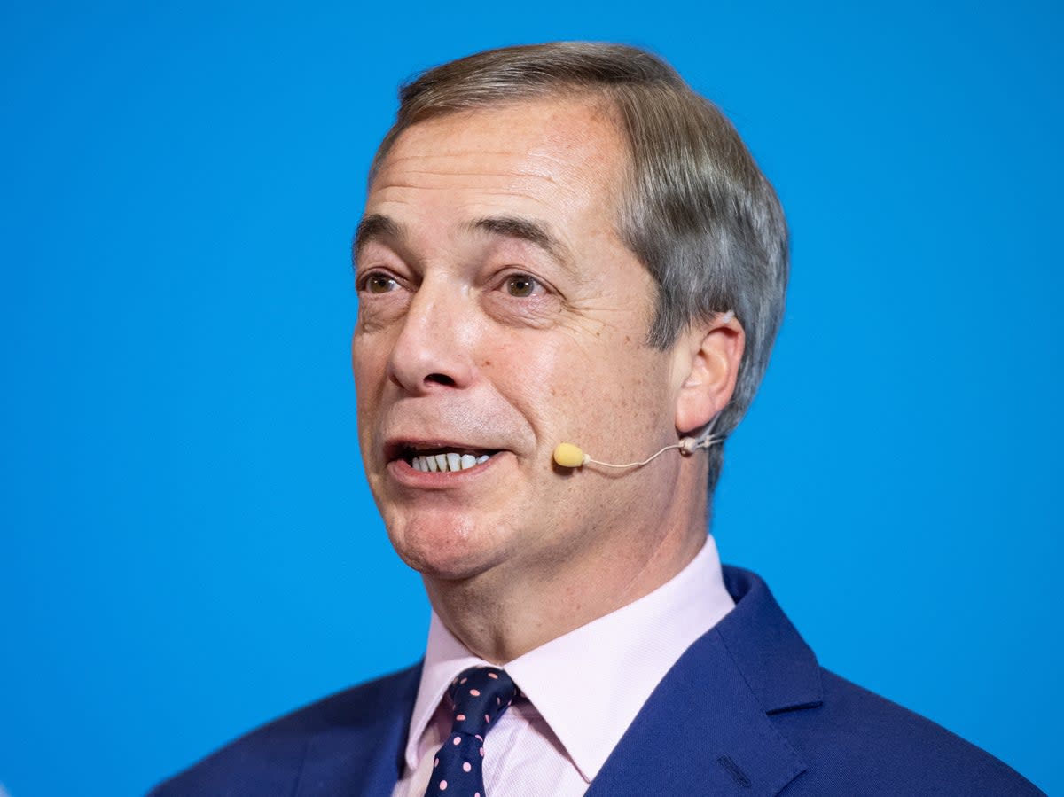 Nigel Farage, honorary president of Reform UK party (PA)